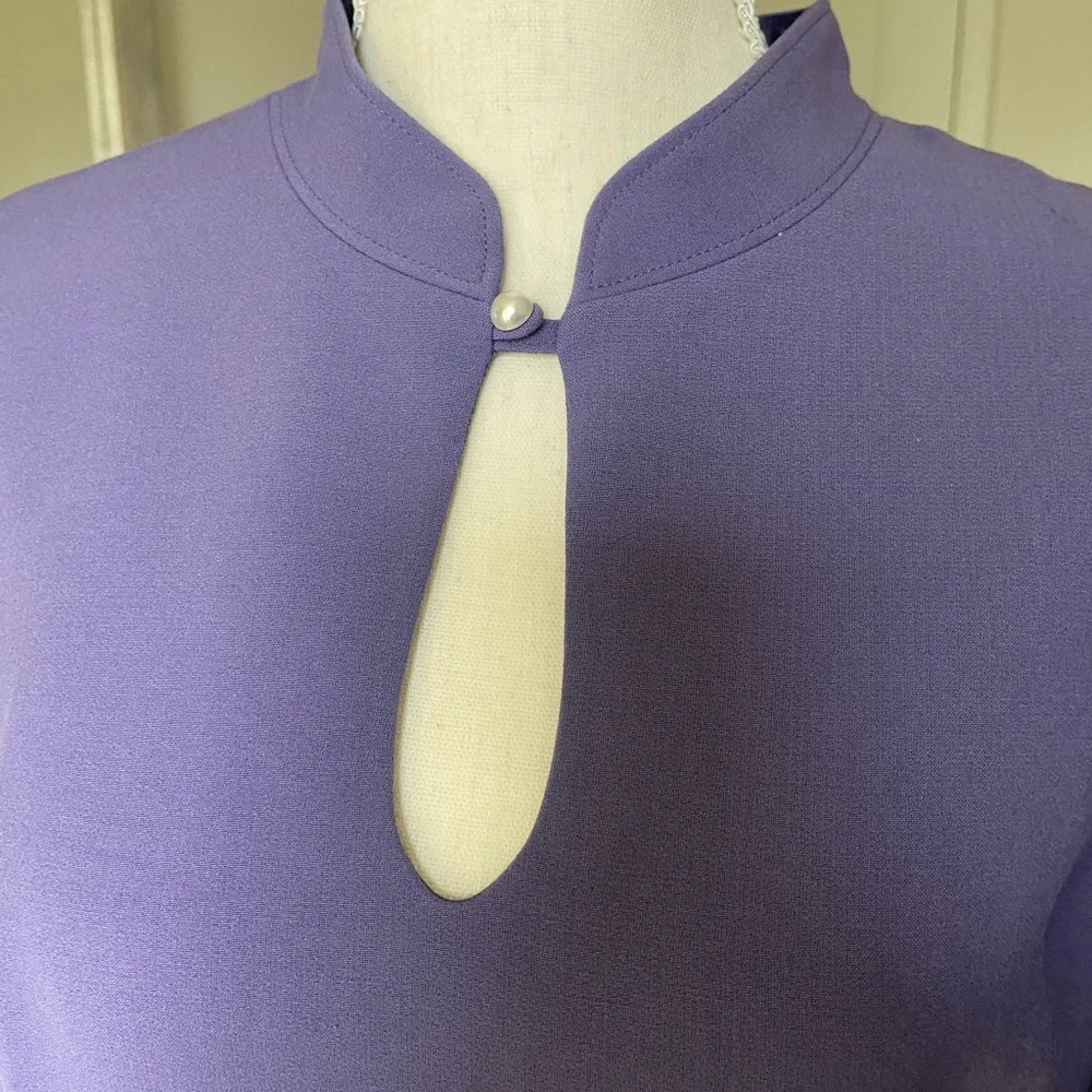 White House Black Market Purple Lilac Dress - Picture 2 of 12